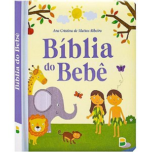 Livro Infantil Ilustrado Bíblia Fofa do Bebê - 12X15 CM, 10 Páginas
