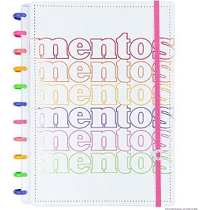 Caderno Inteligente Grande Mentos com Bolsa Aromática e Discos Coloridos - 80 Folhas