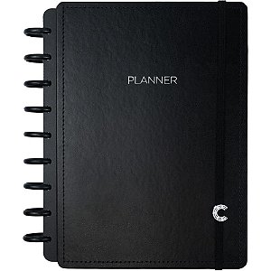 Caderno Inteligente Planner Médio BLACK 168 Folhas