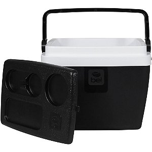 Caixa Térmica BEL 12L com ALÇA Ergonomica e Suporte para Copos