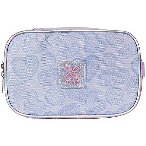 Estojo BOX Utility Geométrico Lilás