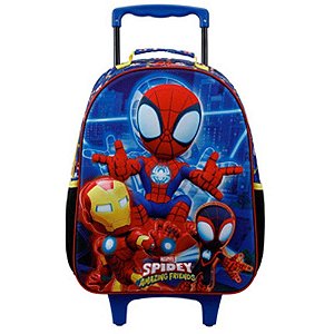 Mochila Infantil com Rodinha Spidey Tamanho 16"