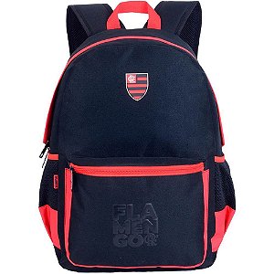 Mochila Flamengo C.R. PT/VM com Porta Notebook