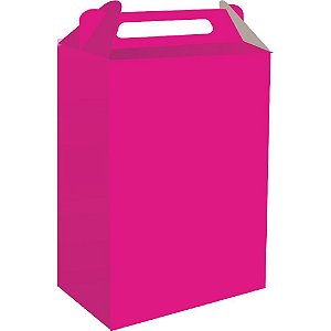 Caixa para Presente Surpresa Rosa Escuro Pacote com 8