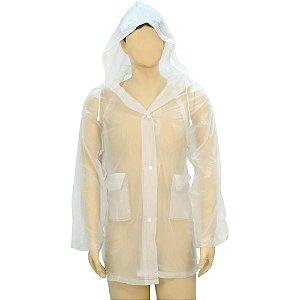 Capa de Chuva Juvenil em PVC com Touca - 1 Metro