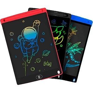 Lousa Infantil Mágica Tablete 8,5" com Caneta - Sortido
