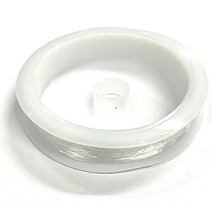 Fio de NYLON 0,45MM com 100 Metros Rolo para Artesanato