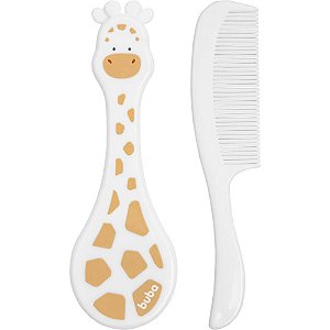 Kit Escova e Pente Girafinha para Bebê - Blister