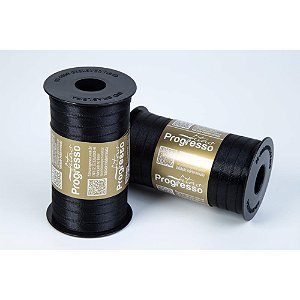 Fita de Cetim Dupla Face Preta 4 MM X 100 M