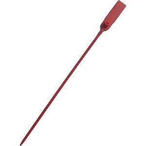 Lacre para Malote Vermelho Escada PP 35CM Pacote com 100