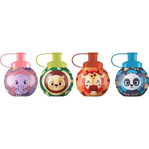 Squeeze Safari Bola 250ML – Pacote com 4 Unidades Sortidas