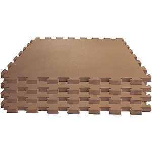 Tatame EVA Evamax 1X1M 10MM Marrom – Pacote com 4 Placas