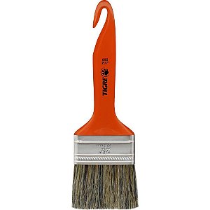 Trincha de Pintura Média Cerdas GRIS 2 1/2" – Pacote com 12 Unidades