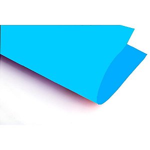 Papel Cartolina Dupla Face Color SET 48X66CM Azul Claro Pacote com 20
