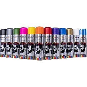 Pinta Cabelo 250ML Azul Metálica Caixa com 24