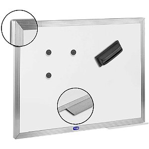 Quadro Aviso Magnético 100X80CM Alumínio POP