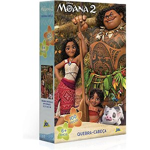 QUEBRA-CABECA Cartonado Moana 2 com  100 Pecas