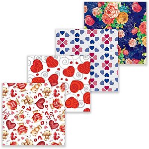 Saco Metalizado 50X70CM Feminino Sortido Pacote com 50