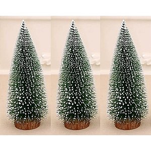 Artigo para Decoração Natal árvore Mini Pinheiro 15X7CM