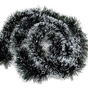 Festão Natalino SOFT 9CM X 5M Verde e Branco