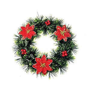 Guirlanda de Natal Decorada 25CM RF465