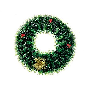 Artigo para Decoracao Natal Guirlanda 30CM Decorada RF 586