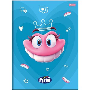 Caderno Brochurão Capa Dura Fini 80 Folhas Pacote com 5