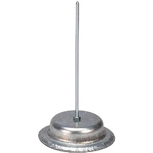 Espeto para Papel com Base de Metal Galvanizado