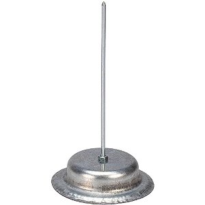 Espeto para Papel com Base de Metal Galvanizado