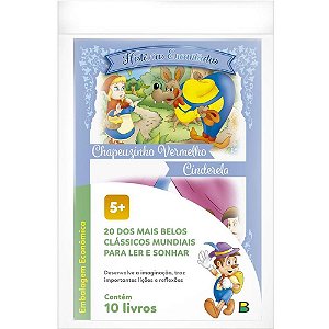 Livro Infantil Ilustrado Histórias Encantadas com 100 Unidades