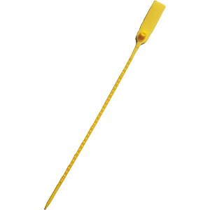 Lacre para Malote Amarelo Escada PP 45CM Pacote com 100