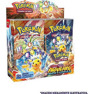 Jogo de Cartas Pokémon EV08 Fagulhas Impetuosas Display com 36 Pacotes