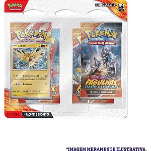 Jogo de Cartas Pokémon EV08 Fagulhas Impetuosas Blister com 4