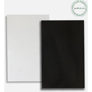 Capa para Encadernação A4 Cristal e Preta - KIT com 100 Unidades