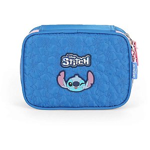 Estojo BOX STITCH Tecido G Azul