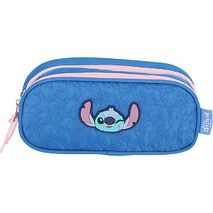 Estojo Duplo STITCH Tecido Azul 1