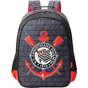 Mochila Corinthians R1 Grande com Bolsos Laterais