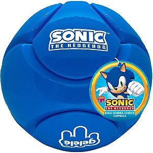 Slime Sonic Bola Monta e Desmonta com Esmeralda do Caos Caixa com 16