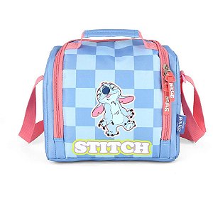 Lancheira Térmica STITCH Mão e OMBRO Azul