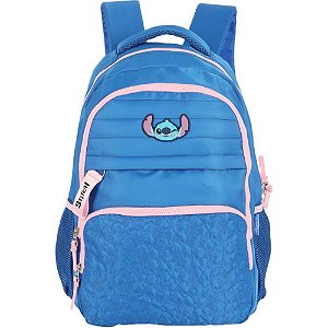 Mochila STITCH G Azul com Compartimento para Notebook