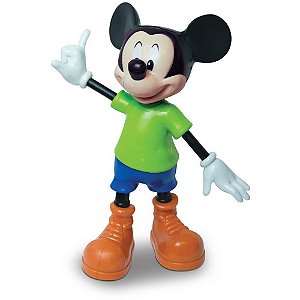 Boneco Mickey Vamos Brincar 24CM - Corpo Articulado