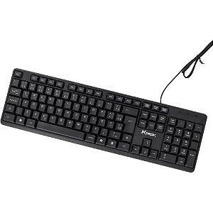 Teclado USB Office Preto KTROK