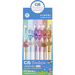 Lapiseira 0.7MM CIS Fantasia Animais com Pingente - Display com 12