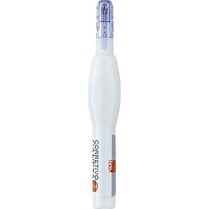 Caneta Corretiva 7ML Ponta Metálica Caixa com 12