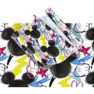 Plastico Adesivo 45CMX10M Mickey Rolo