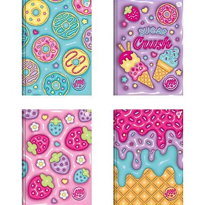 Caderno Brochurão Capa Dura Larissa Manoela 80 Folhas Pacote com 5
