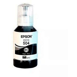 Refil Tanque Tinta EPSON T504 Preto 127ML T504122-BR