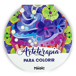 Livro de Colorir ARTE Terapia com 24 Páginas 17,5 CM