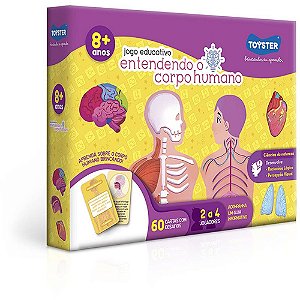 Jogo Educativo Entendendo o Corpo Humano com 17 Peças