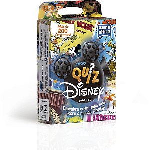 Jogo de Cartas Quiz da Disney Pocket